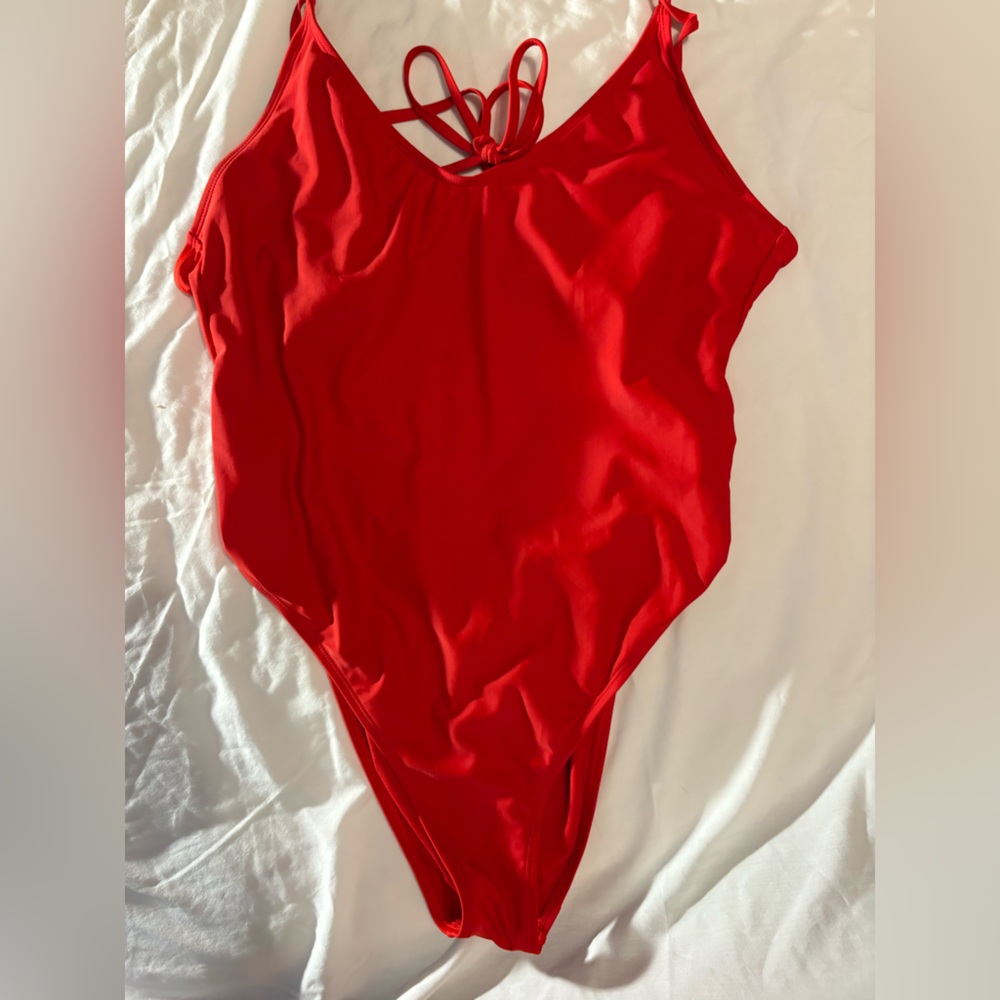 Wild Fable Bold Red bathing suit